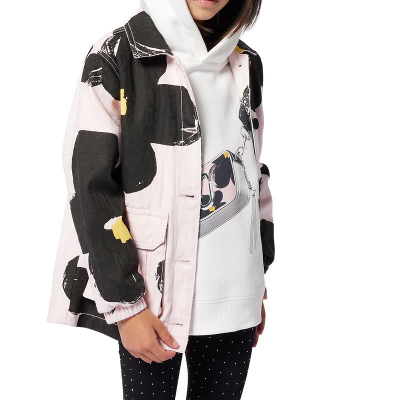 Sweat-shirt &agrave; capuche molleton MARC JACOBS 
                        FILLE