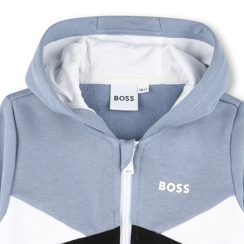 CARDIGAN A CAPUCHE BOSS 
                    GARCON