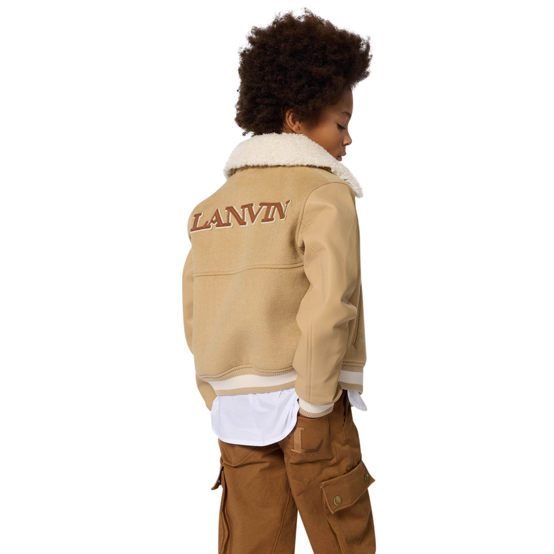 Chemise imprimé brodé avec logo che LANVIN 
                    GARCON