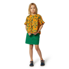 Jupe trap&egrave;ze avec poches KENZO KIDS 
                    FILLE