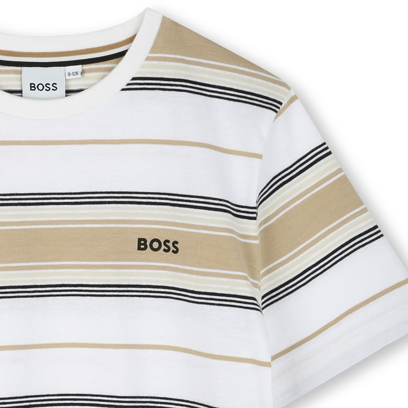 T-shirt rayé BOSS 
                    GARCON