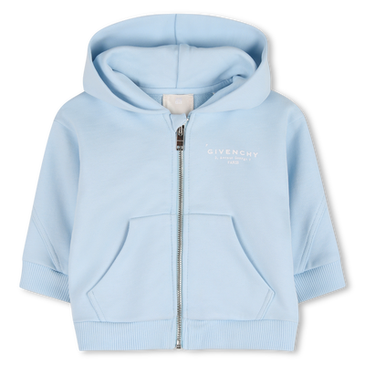 SWEAT ZIPP&Eacute; &Agrave; CAPUCHE GIVENCHY GARCON