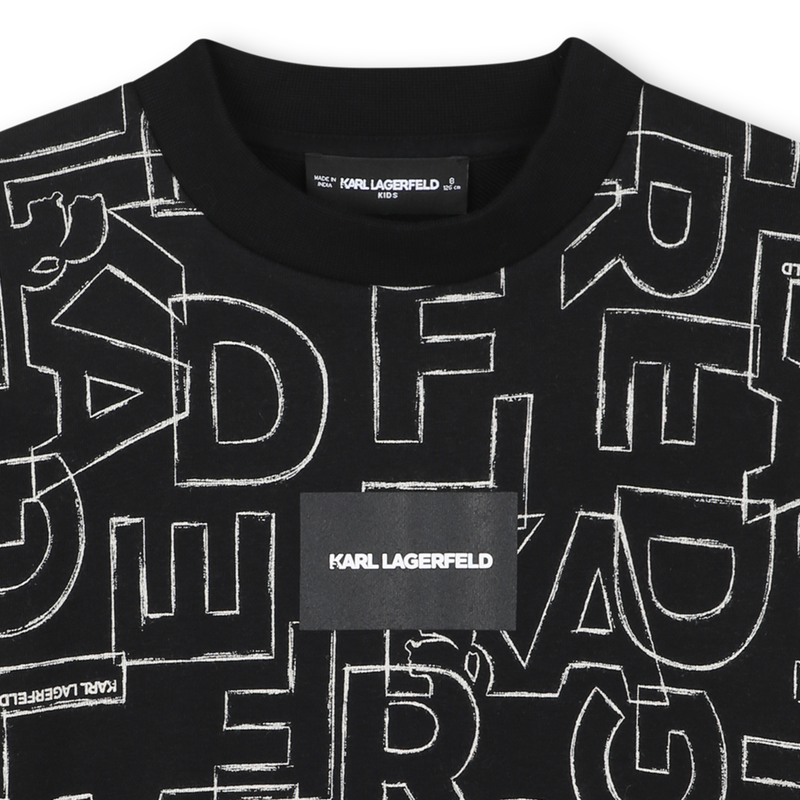 Sweat-shirt en molleton KARL LAGERFELD KIDS 
                    GARCON