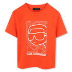T-shirt avec imprim&eacute; plac&eacute;, PAPAYE, hi-res