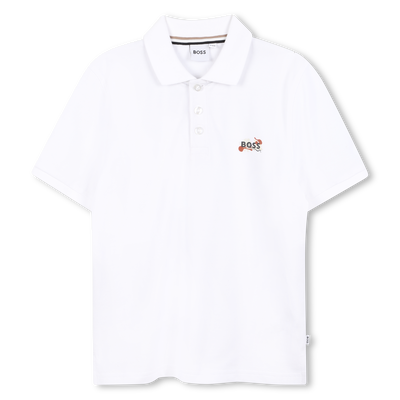 POLO MANCHES COURTES BOSS GARCON