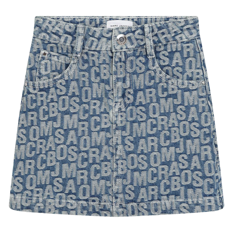 Jupe droite en denim THE MARC JACOBS 
                    FILLE