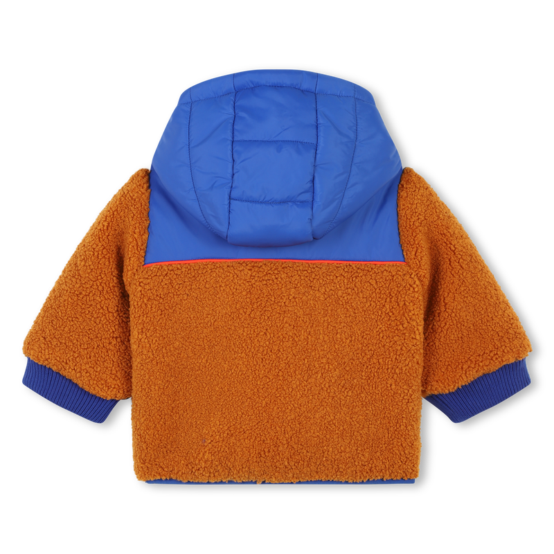 Manteau bimatière et bicolore CARREMENT BEAU 
                    GARCON