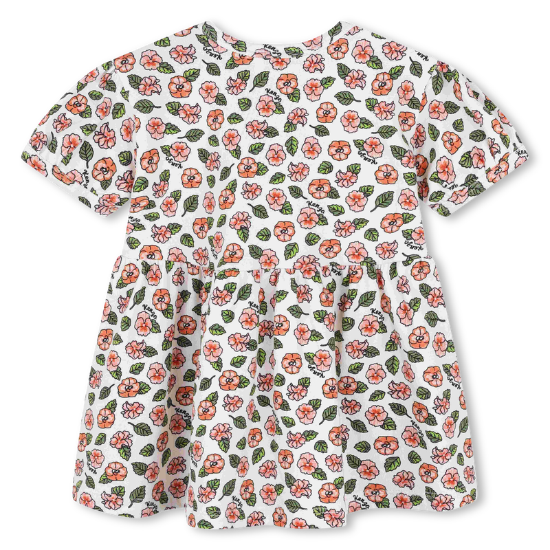 Robe imprimée manches ballons KENZO KIDS 
                    FILLE