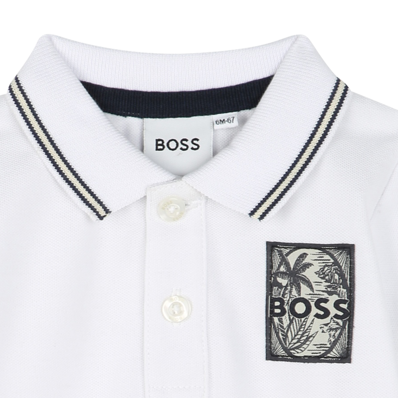 Polo à manches courtes BOSS 
                    GARCON