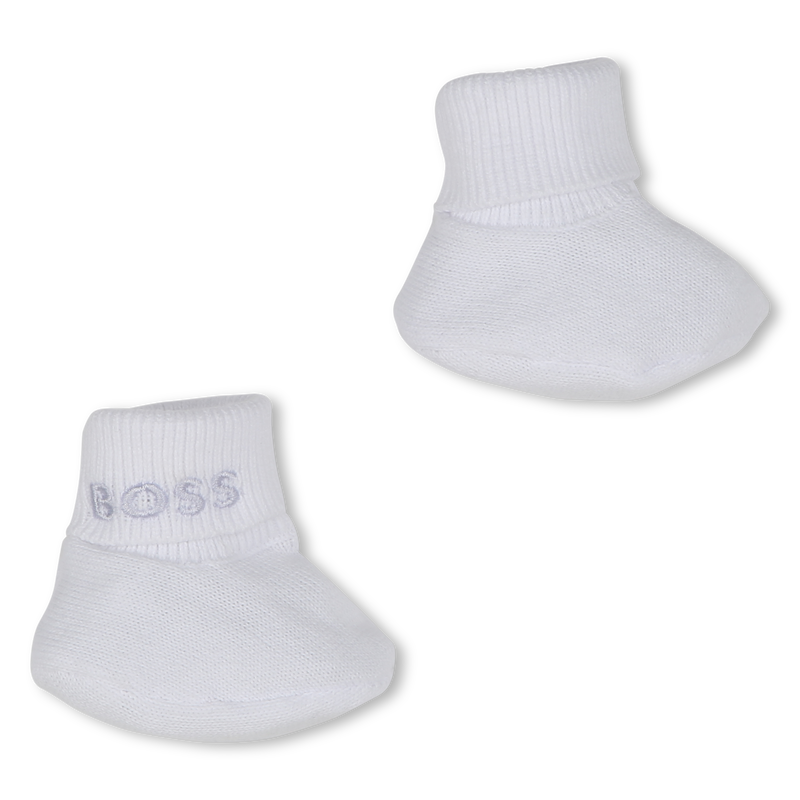 Ensemble bonnet et chaussons BOSS 
                    UNISEXE
