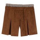 Jupe-short en suede MARC JACOBS 
                    FILLE