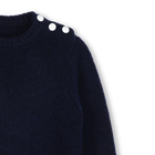 Pull rond ouverture boutonn&eacute;e ZADIG VOLTAIRE 
                    FILLE