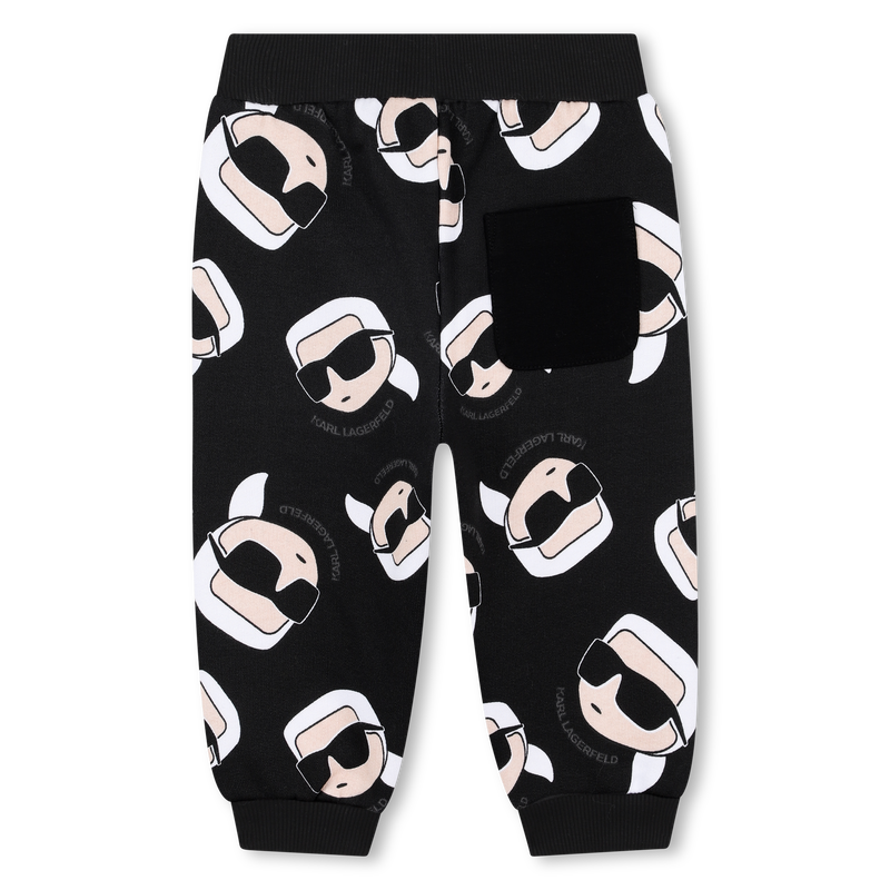 Pantalon en molleton gratté KARL LAGERFELD KIDS 
                    GARCON