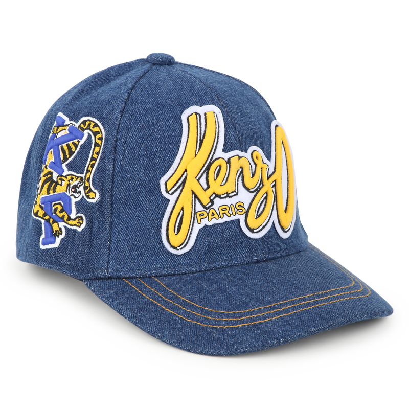 Casquette en denim KENZO KIDS 
                    GARCON