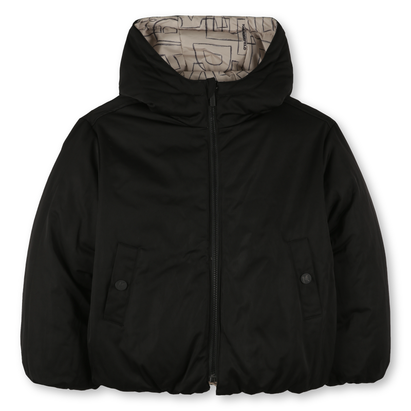 Doudoune réversible à capuche KARL LAGERFELD KIDS 
                    GARCON