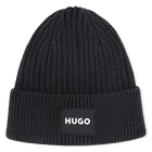 Bonnet tricot effet d&eacute;lav&eacute; Hugo 
                    UNISEXE