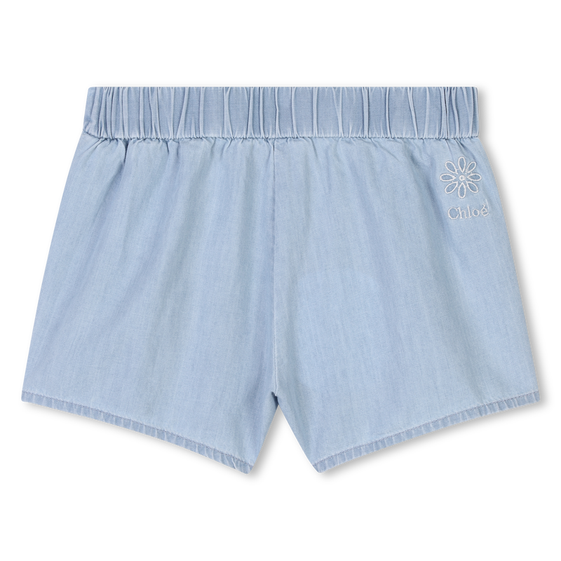 Short en jean brodé CHLOE 
                    FILLE
