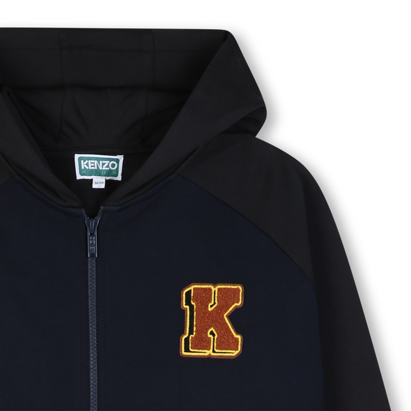 Cardigan &agrave; capuche KENZO KIDS 
                        GARCON
