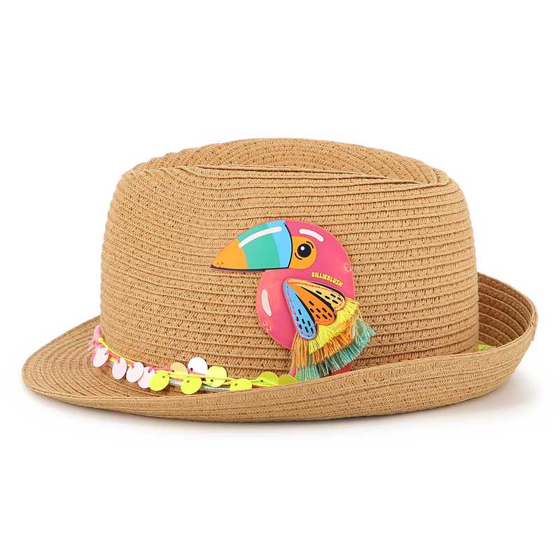 Chapeau moulé avec oiseau BILLIEBLUSH 
                    FILLE