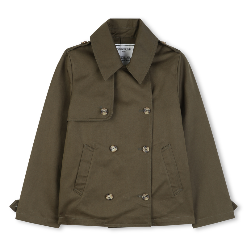 TRENCH COURT DOUBLE BOUTONNAGE ZADIG & VOLTAIRE 
                        FILLE