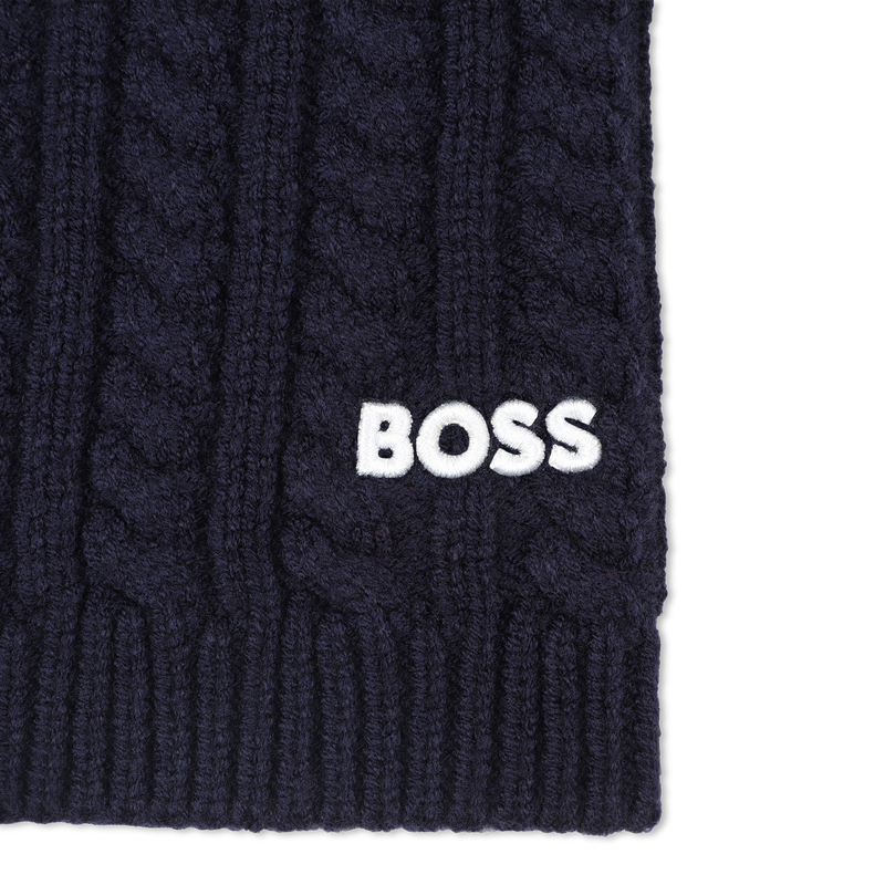 Tour de cou tricot torsadé BOSS 
                    GARCON