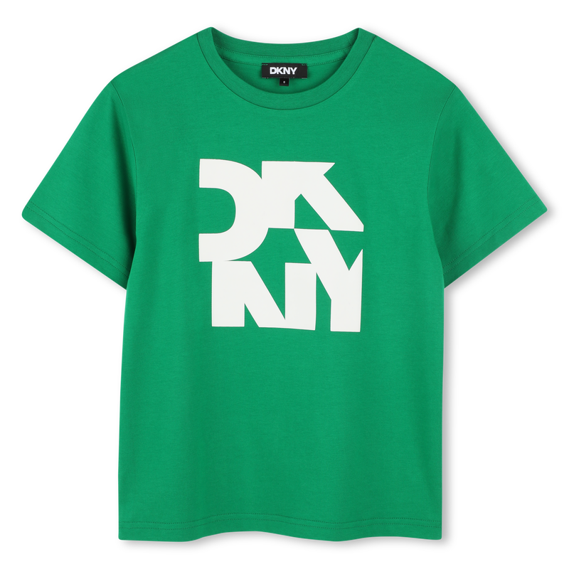 T-shirt imprim&eacute; devant et dos DKNY 
                        GARCON