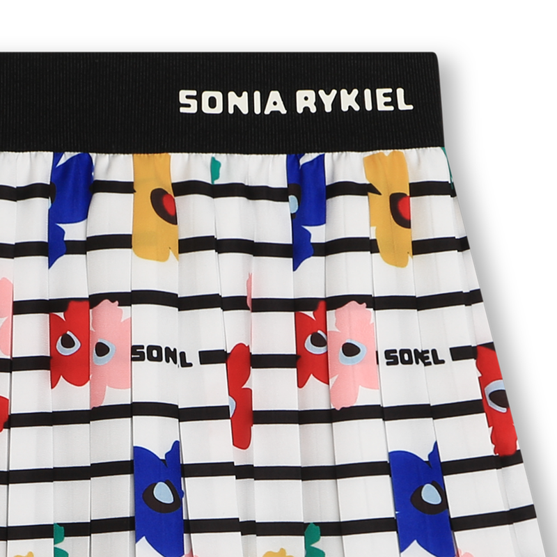Jupe longue plissée imprimée SONIA RYKIEL 
                    FILLE