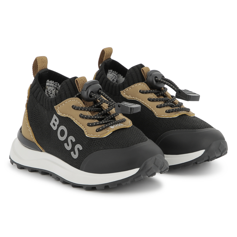 Baskets chaussettes lacées BOSS 
                    GARCON