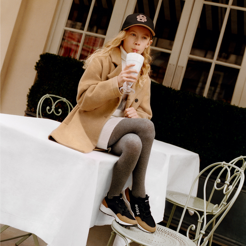 Robe pull avec strass BOSS 
                        FILLE