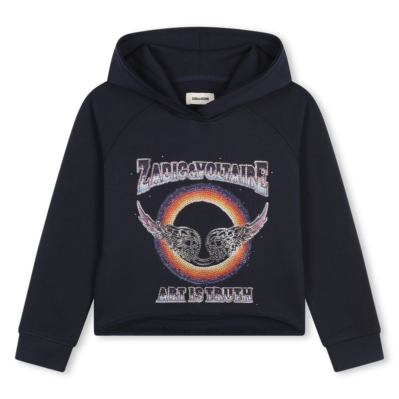 Sweat-shirt à capuche ZADIG & VOLTAIRE 
                    FILLE