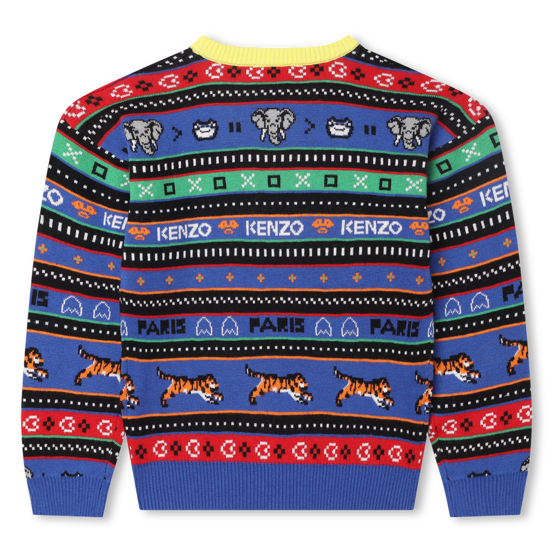 Pull à motif jacquard KENZO KIDS 
                    GARCON