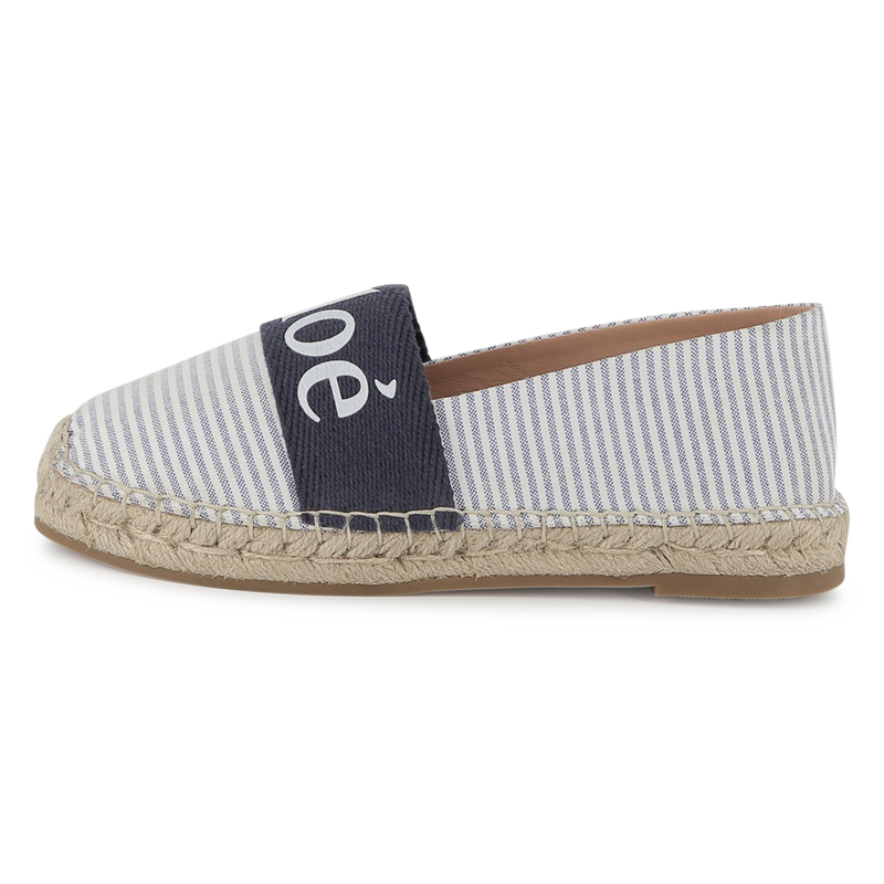 Espadrilles en toile rayée CHLOE 
                    FILLE