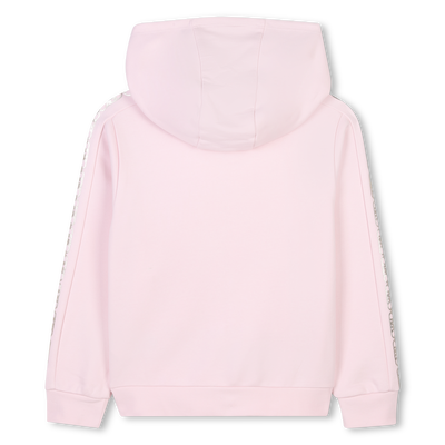 Cardigan molletonn&eacute; &agrave; capuche MICHAEL KORS FILLE