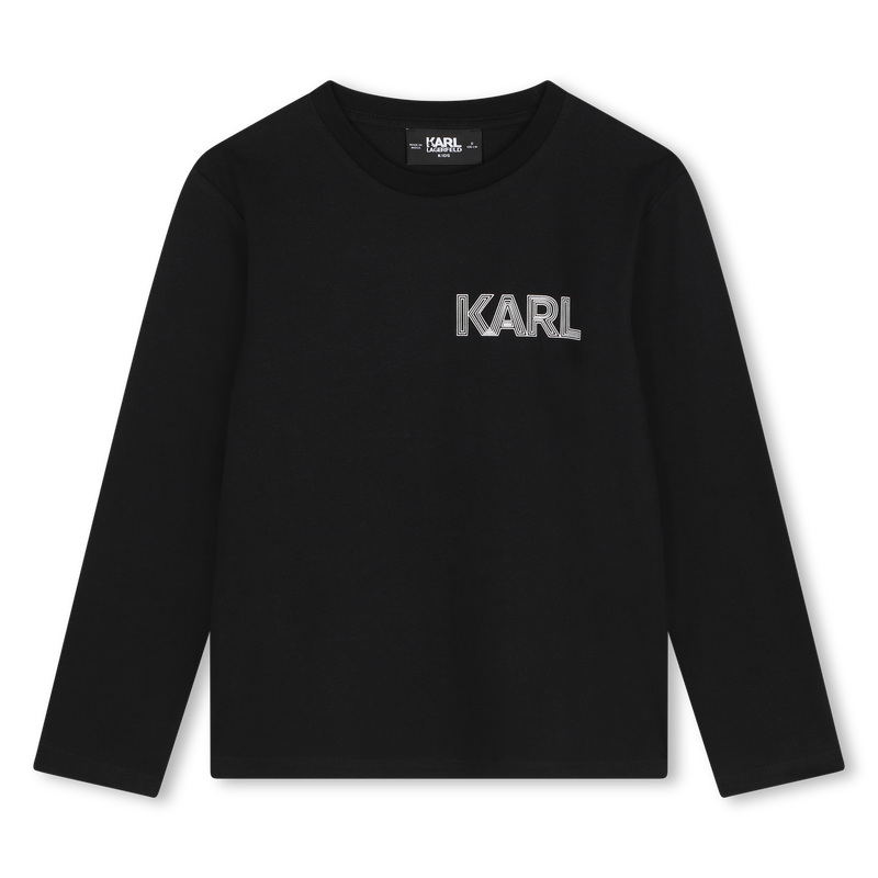 T-shirt  manches longues KARL LAGERFELD KIDS 
                    GARCON
