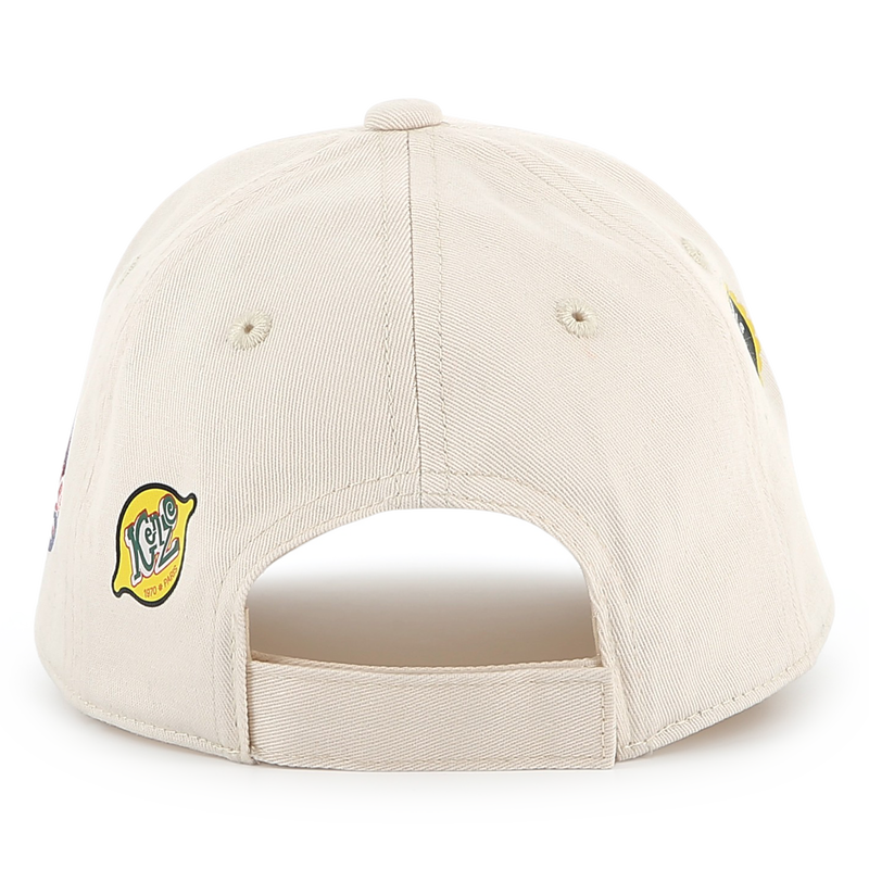 Casquette imprim&eacute;e en coton KENZO KIDS 
                        UNISEXE