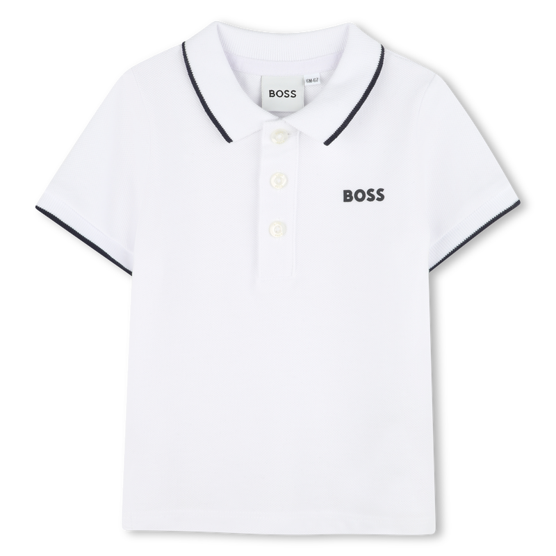 Polo manches courtes en coton BOSS 
                    GARCON