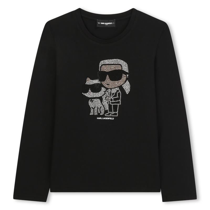 T-shirt à manches longues KARL LAGERFELD KIDS 
                    FILLE