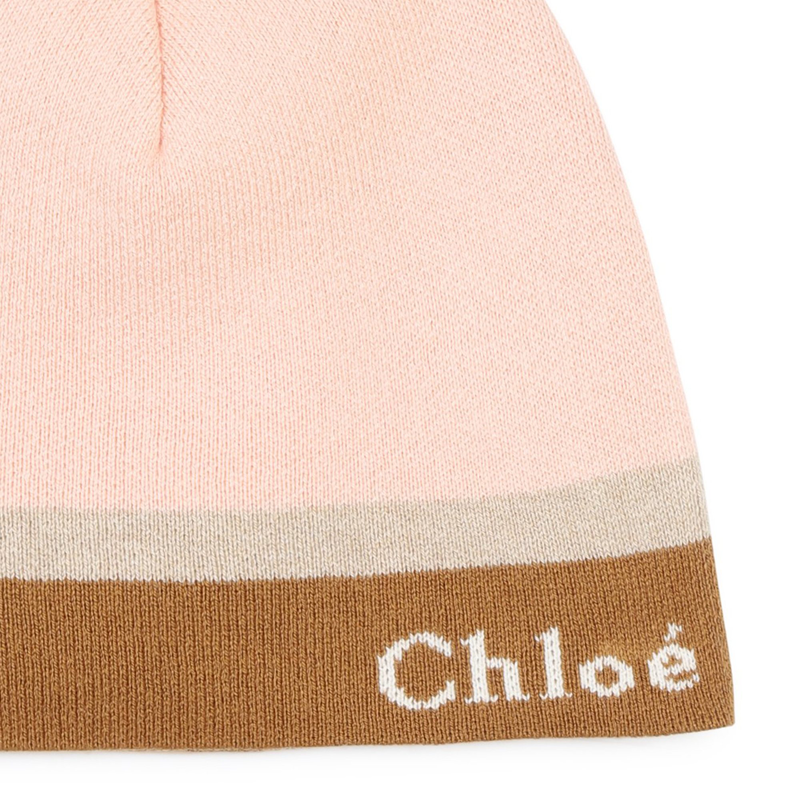 Bonnet tricolore en tricot CHLOE 
                    FILLE
