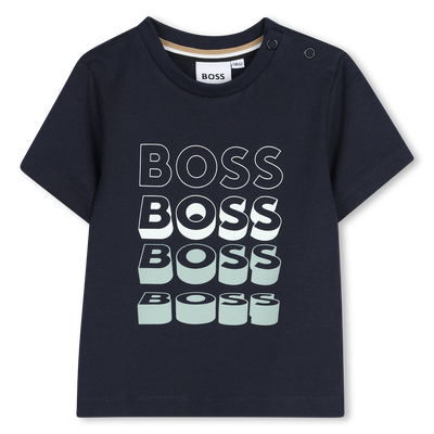 TEE-SHIRT MANCHES COURTES BOSS GARCON