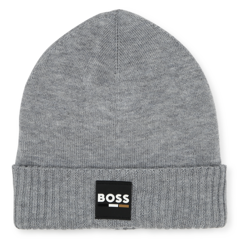 Bonnet tricot avec revers BOSS 
                    GARCON