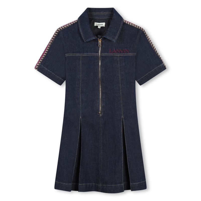 Robe en jean à manches courtes LANVIN 
                    FILLE