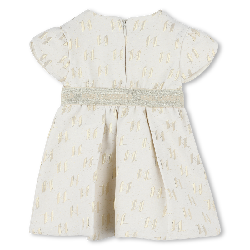 Robe de c&eacute;r&eacute;monie en jacquard KARL LAGERFELD KIDS 
                        FILLE