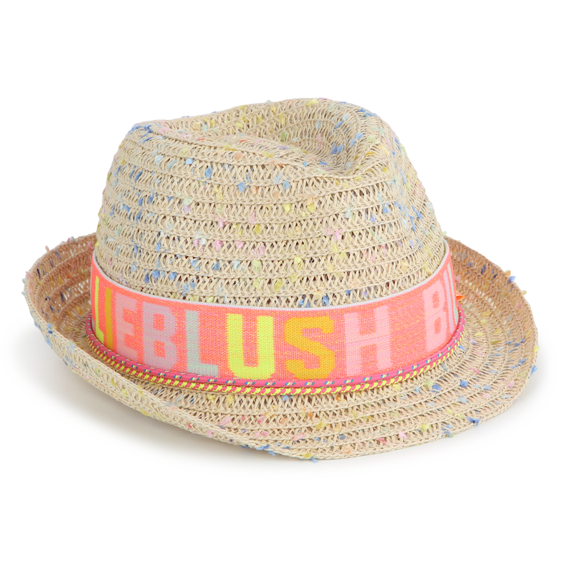 Chapeau tressé multicolore BILLIEBLUSH 
                    FILLE