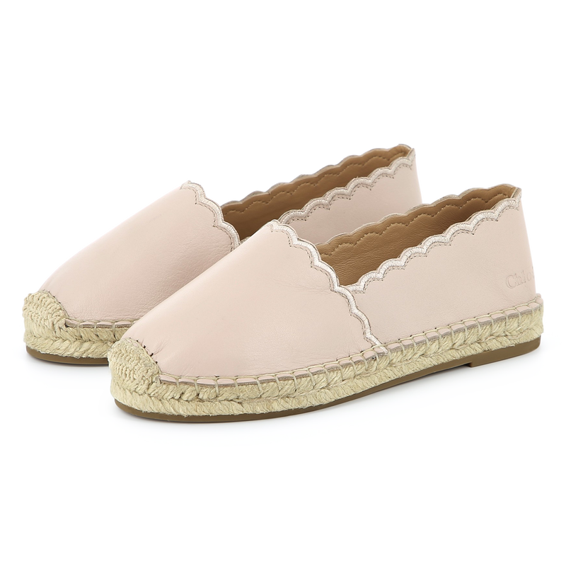 Espadrilles détails festonnés CHLOE 
                    FILLE
