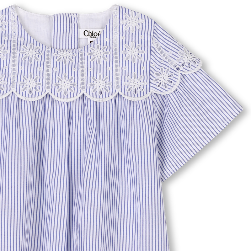 Robe rayée avec broderie CHLOE 
                    FILLE