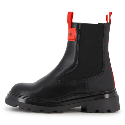 Bottines en cuir de vachette Hugo FILLE