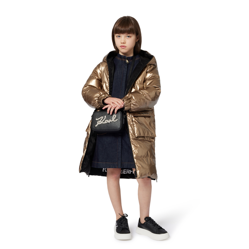 Baskets basse à lacets KARL LAGERFELD KIDS 
                    FILLE