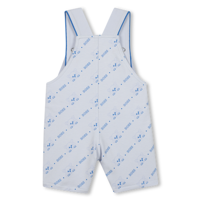 Salopette-short imprim&eacute; panda BOSS GARCON