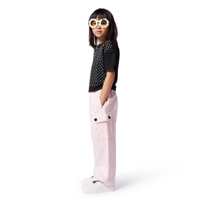 Pantalon &agrave; poches en coton MARC JACOBS 
                        FILLE