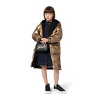 Sac &agrave; main, textile enduit grain&eacute; et lisse KARL LAGERFELD KIDS 
                    FILLE